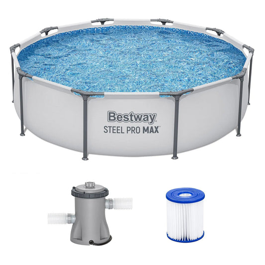 Goyaki Round Above Ground Outdoor Swimming Pool with Pump