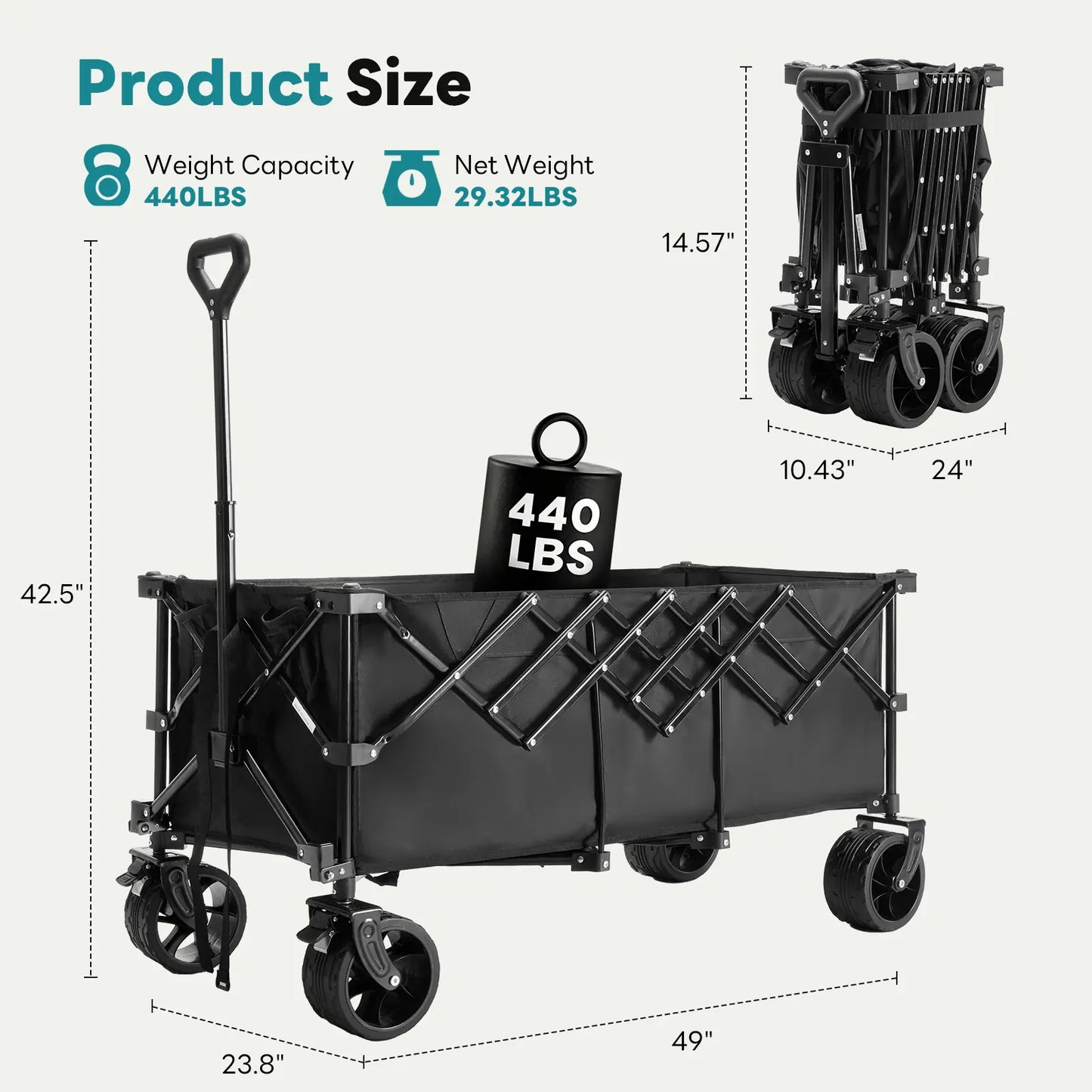 Goyaki Wagon Cart Collapsible