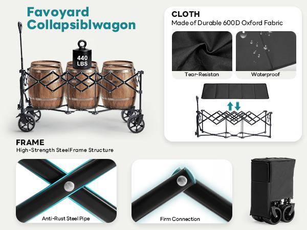 Goyaki Wagon Cart Collapsible