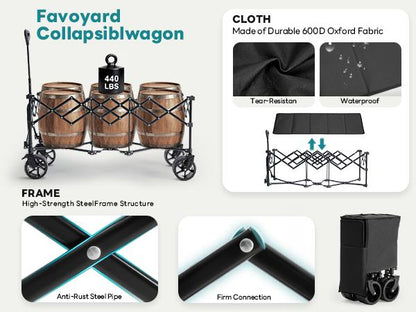 Goyaki Wagon Cart Collapsible
